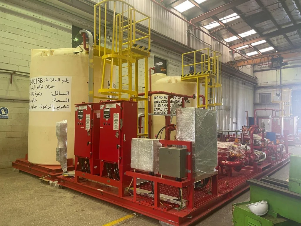 Foam generation package for Marjan Offshore GOSP-4 development (McDermott / Saudi Aramco, 2024)