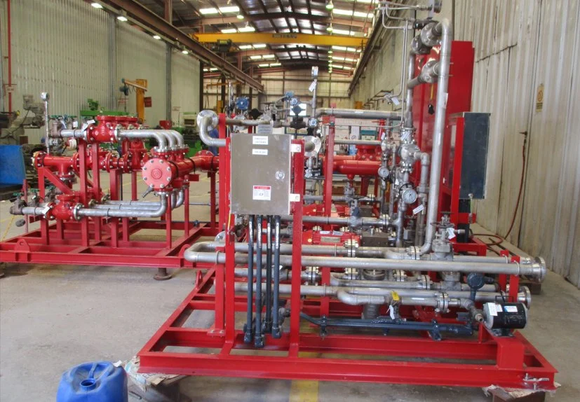 Foam skid for Saudi Aramco Wasea Bulk Plant — second view