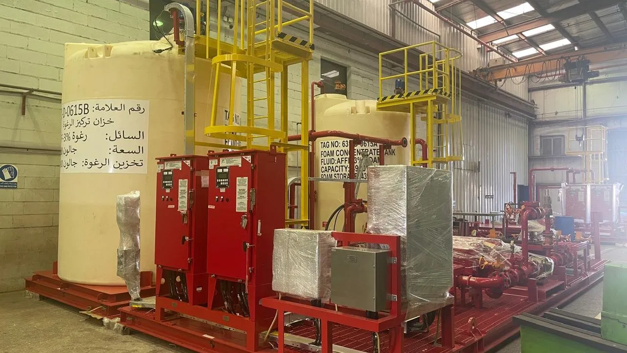 Foam generation package fabricated for the Marjan GOSP-4 development (Saudi Aramco, 2024)