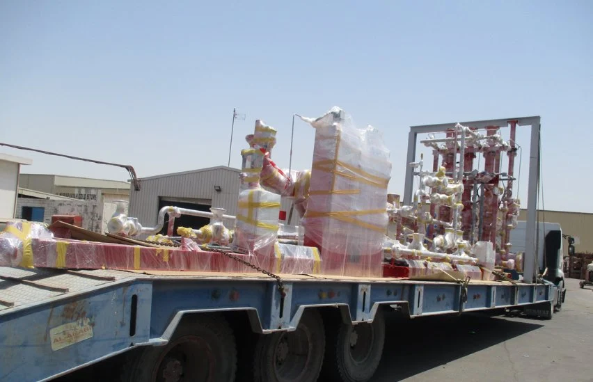 Foam skid assemblies for the rehabilitation of Al-Muajjiz Crude Oil Terminal, Yanbu (JGC Gulf / Saudi Aramco, 2016)